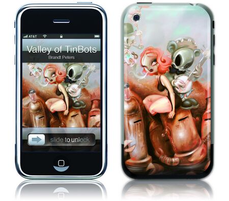 iPhone GelaSkin Valley of the Tinbots by Brandt