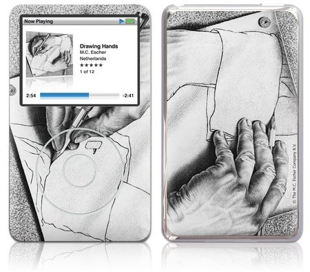 GelaSkins iPod Classic GelaSkin Drawing Hands by MC Escher