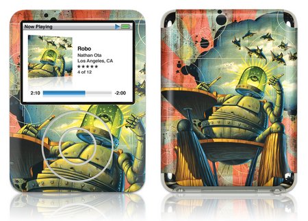 iPod Nano 3rd Gen GelaSkin Robo by Nathan Ota