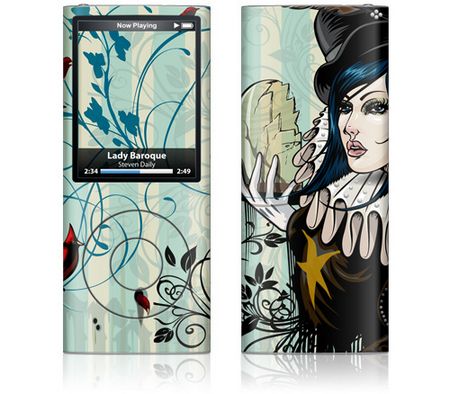 iPod Nano 4th Gen GelaSkin Lady Baroque by