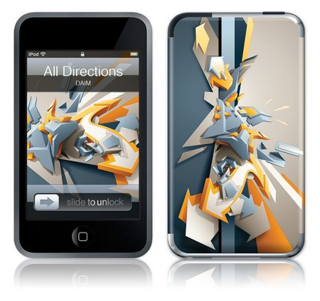Gelaskins iPod Touch 1st Gen GelaSkin All Directions by DAIM