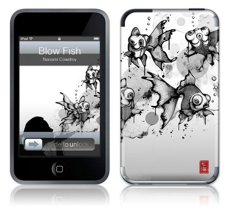 Gelaskins iPod Touch 1st Gen GelaSkin Blow Fish by Nanami