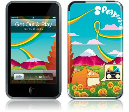 Gelaskins iPod Touch 1st Gen GelaSkin Speakerdog Says Get