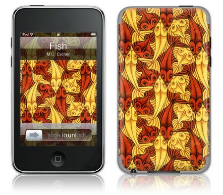 Gelaskins iPod Touch 2nd Gen GelaSkin Fish by MC Escher
