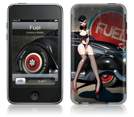 Gelaskins iPod Touch 2nd Gen GelaSkin Fuel by Gianluca