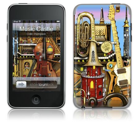 Gelaskins iPod Touch 2nd Gen GelaSkin Music Castle by