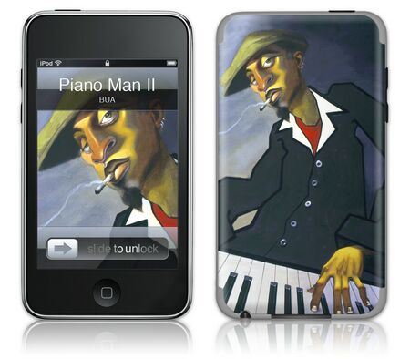 Gelaskins iPod Touch 2nd Gen GelaSkin Piano Man II by BUA