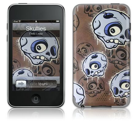 Gelaskins iPod Touch 2nd Gen GelaSkin Skullies by Dolla Lama