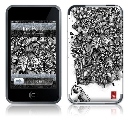 iPod Touch GelaSkin Ink Pond by Nanami Cowdroy
