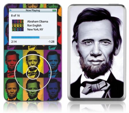iPod Video GelaSkin Abraham Obama by Ron English