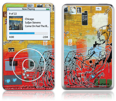 GelaSkins iPod Video GelaSkin Blimp Girl by Aaron Kraten