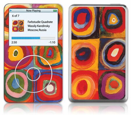 GelaSkins iPod Video GelaSkin Farbstudie Quadrate by