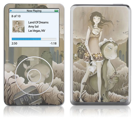 Gelaskins iPod Video GelaSkin Land of Dreams by Amy Sol
