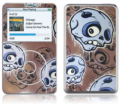 GelaSkins iPod Video GelaSkin Skullies by Dolla Lama
