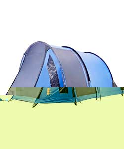 Atlantis 4 Man Weekender Tent - Blue