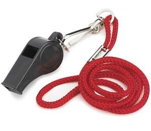 Referee Whistle and Lanyard