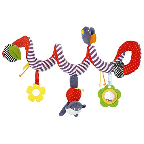 Baby Hanging Play Mobile Cot Pram Bed Toy Soft Activity Spiral Toy
