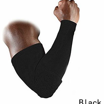 gemsong Honeycomb Pad Crashproof Football Basketball Shooting Arm Sleeve Elbow Support