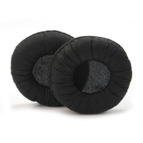 2Pcs Black Soft Leather Headphone Cushion Pads For Sennheiser PX100 X200 PXC300