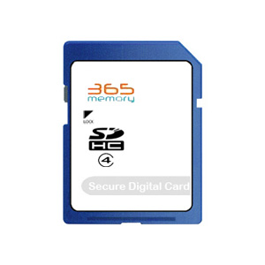 365 Memory 4GB SD Card (SDHC) - Class 4