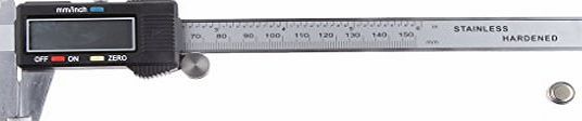 Generic 6`` 150mm Stainless Steel Electronic Digital Vernier Caliper Micrometer Guage