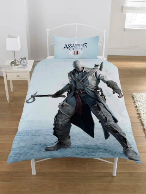 Assassins Creed III Single Duvet Cover and