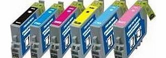 Generic Epson Printer Ink Cartridge Full Set - R200 R300 Rx500 Rx600 Rx620 R1500