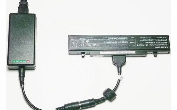 External (Standalone) Laptop Battery Charger for Samsung R507, R509 Series - Charges your battery outside the laptop