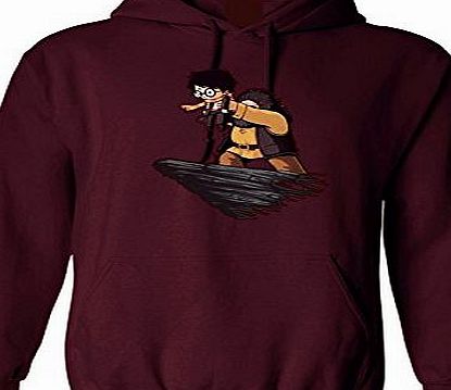 Generic Funny Inspired Potter Harry King Lion Printed Hooded Sweatshirt (Small)