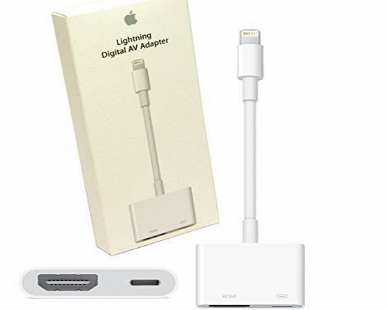 Generic Genuine Apple Lightning to HDMI/HDTV TV Adapter amp; Cable for iPad Air/iPhone 5s/5/5c/6/6 Plus/7/7 Plus