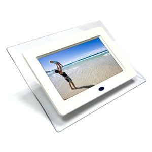 Kitvision 7`` Digital Photo Frame - White