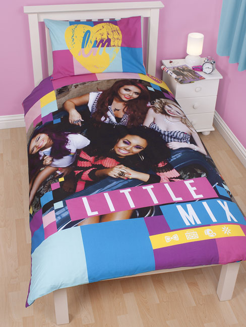 Generic Little Mix Neon Single Duvet Cover and