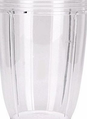 Generic Magic Replacement Part Juicer Accessory Clear Cup Mug For Nutri Bullet 32/24/18 OZ - Clear, 10x16.5cm