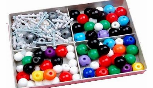 Molecular Model Set Kit - General And Organic Chemistry / Comes with A Sturdy Plastic Case for Storage
