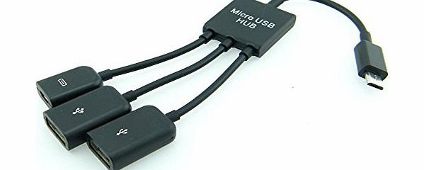 Generic Multifunction Micro USB OTG Hub Adapter Cable Power for Most Samsung,Smartphone and table