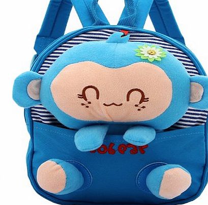 Generic New Lovely Monkey Cute Cartoon Kids Children Bag For Boys Girls Baby Backpack Zoo Schoolbags Lunch Box Backpack