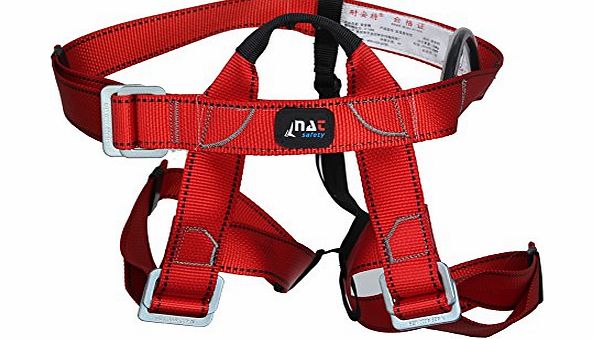 Generic Nylon Outdoor Mountain Downhill Climbing Belt Safety Belt Equipment with buckle