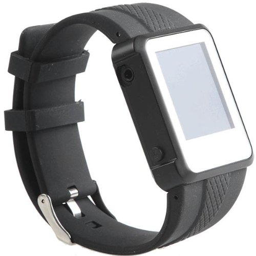 Generic Often(TM) 4 GB Watch Shaped MP4 Player with Music Video Player E-book FM (Black)