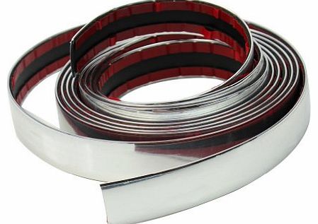 Generic Popular Hotsell 3m Silver Car Chrome Styling Decoration Moulding Trim Strip 22mm
