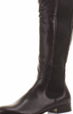 Womens Knee High Chelsea Black Boots SIZE 6