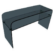 Console Table, Black Glass