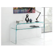 Console table, Clear glass