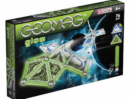 Geomag 76 Piece Space Glow in The Dark Set (76 Pieces)
