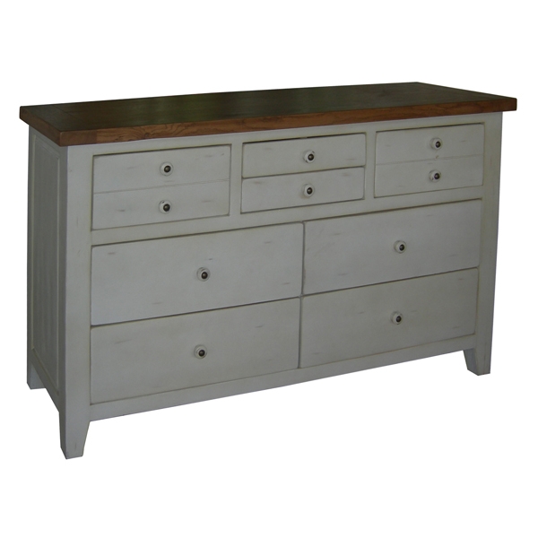 Painted 8 Drawer Dresser Chest