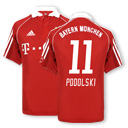 Adidas 06-07 Bayern Munich home (Podolski 11)