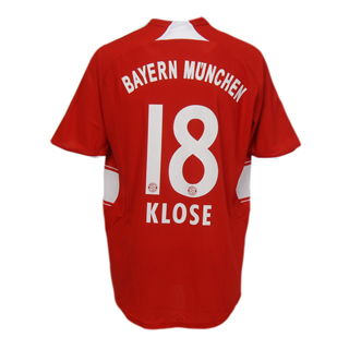 German teams Adidas 07-08 Bayern Munich home (Klose 18)