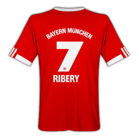 German teams Adidas 09-10 Bayern Munich home (Ribery 7)