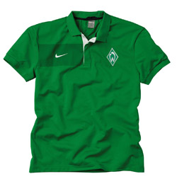 German teams Nike 09-10 Werder Bremen Travel Polo Shirt (Green)
