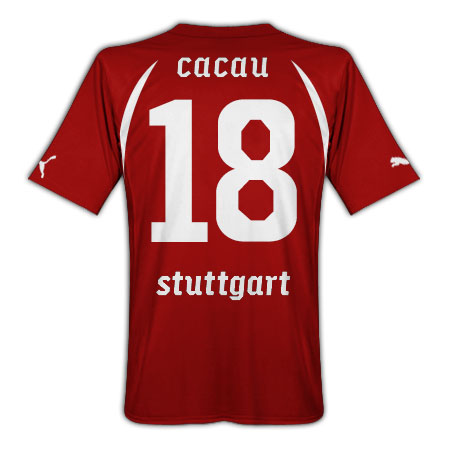 German teams Puma 2010-11 VFB Stuttgart Puma Away Shirt (Cacau 18)