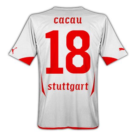 German teams Puma 2010-11 VFB Stuttgart Puma Home Shirt (Cacau 18)